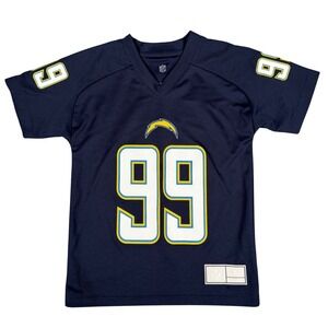 NFL Team Apparel Los Angeles Chargers Joey Bosa 99 Jersey Youth Small 8 Navy